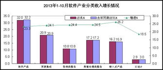 工信部 2013年1 10月中國(guó)軟件業(yè)經(jīng)濟(jì)運(yùn)行情況